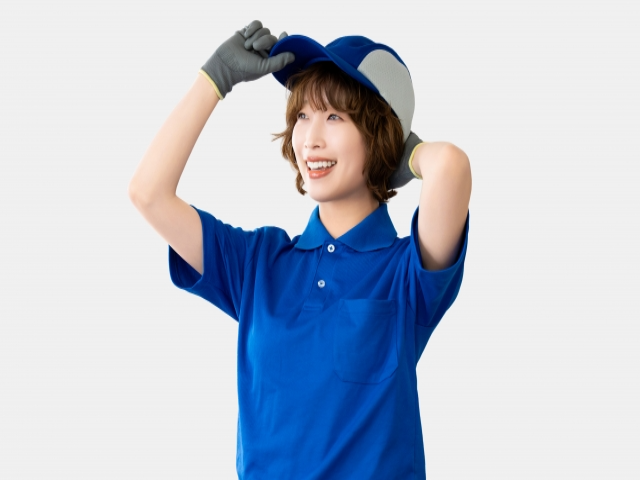 女性スタッフ同行・丁寧な仕分け