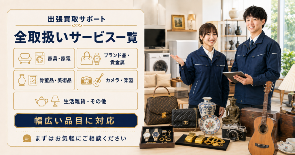 全取扱いサービス一覧