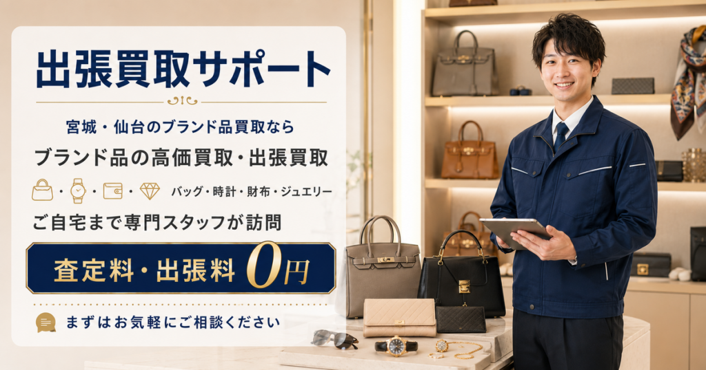ブランド品の出張買取