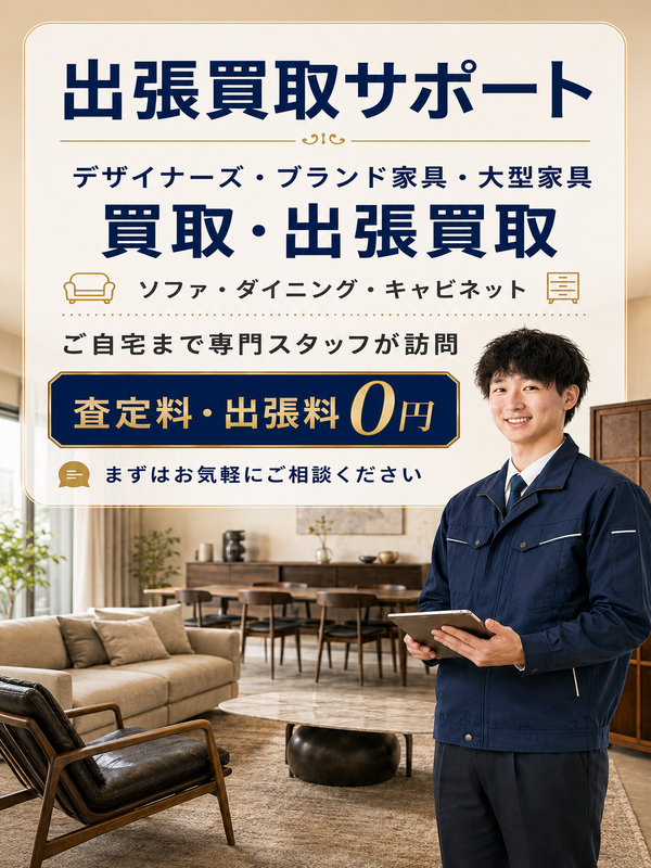 デザイナーズ家具の出張買取