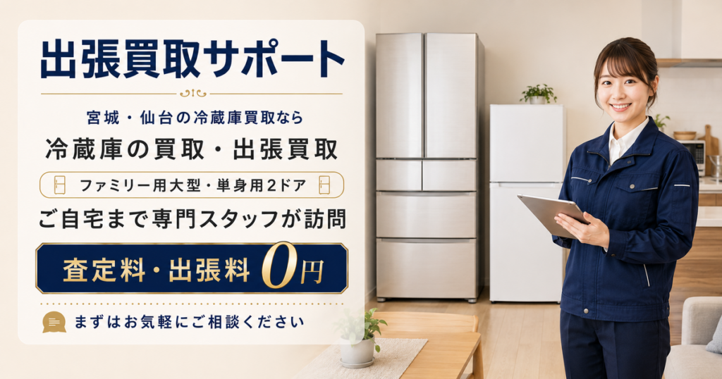 冷蔵庫の出張買取