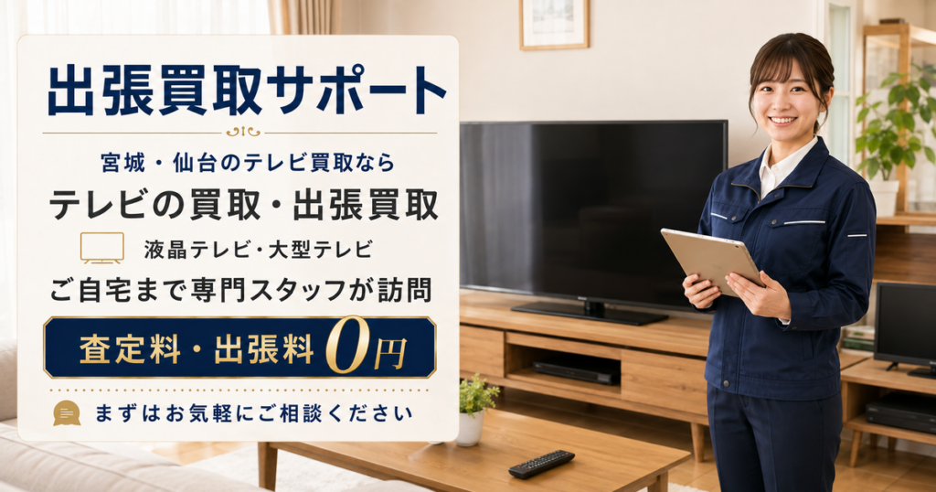 テレビの出張買取
